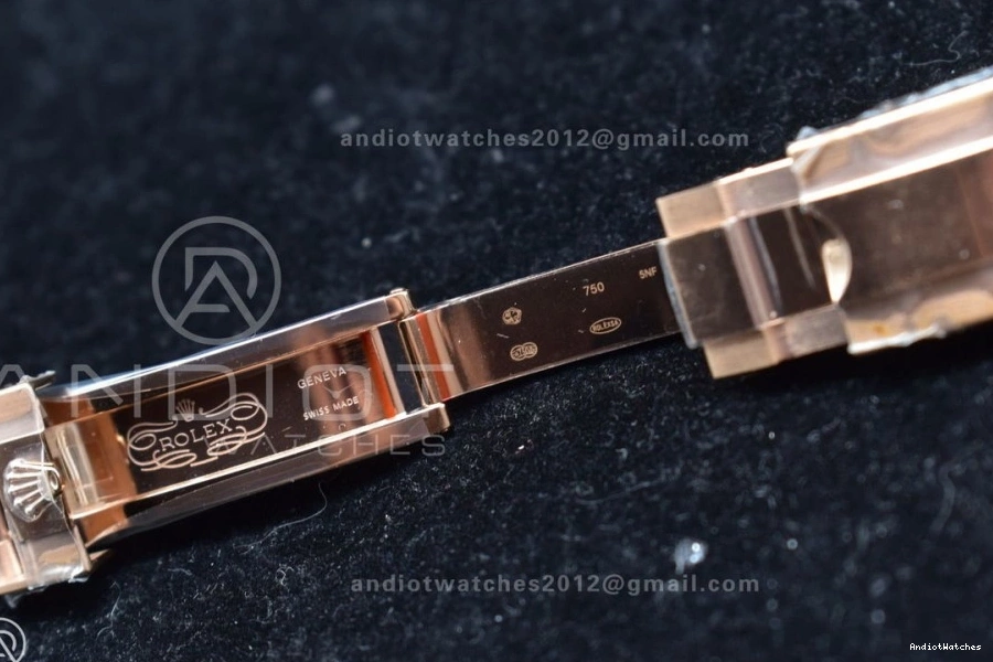 Best A RG 116595RBOW Crystal on Black 428 Edition TWF YG Rainbow Dial Bracelet Daytona Classic 0202